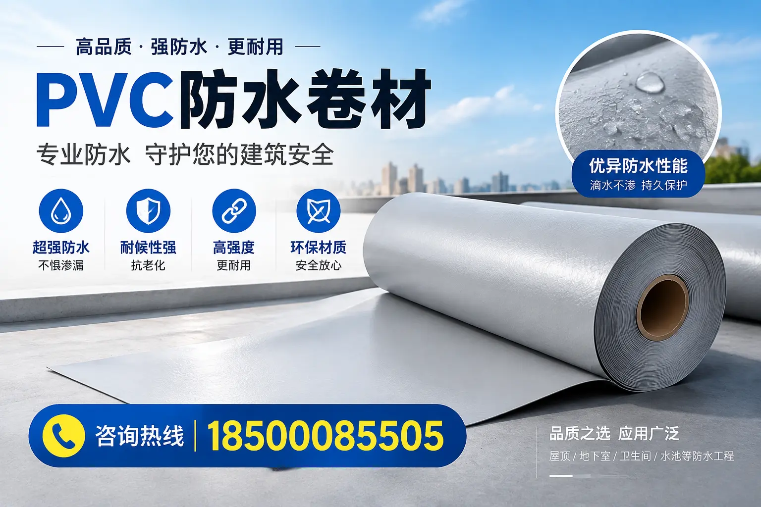 文山地区pvc防水卷材的市场现状与发展趋势